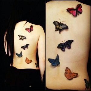 Kopfschuss bedeutung tattoo schmetterlinge Schmetterling Tattoo